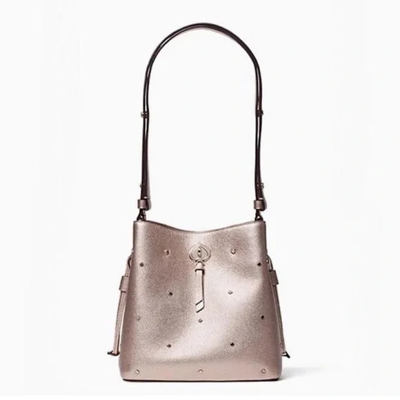 Kate Spade Metallic Marti Spade Stud Bag - Picture 1 of 6